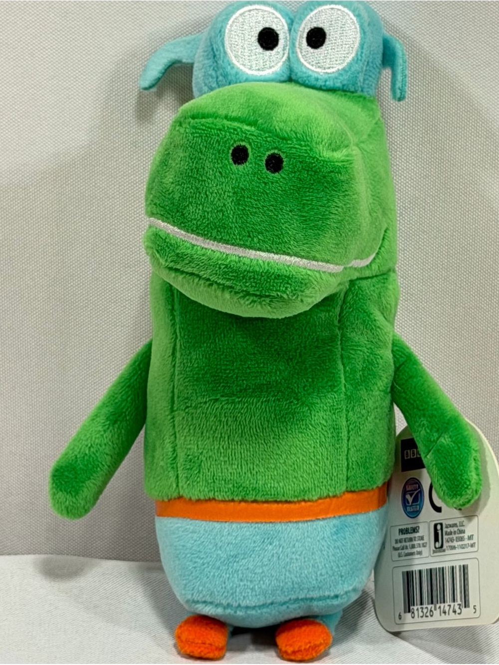 Hey Duggee Happy Crocodile Alligator Plush 7"  Studio BBC TV Show